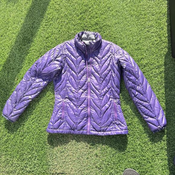 Eddie Bauer Jackets & Blazers - Eddie Bauer Jacket Womens Small Purple 700 Fill Goose Down Quilted Puffer S Coat